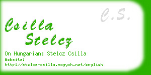 csilla stelcz business card